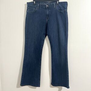 Boston Proper Jeans Size 16 Blue Rio Fit Bootcut Dark Wash Denim Boho Classic